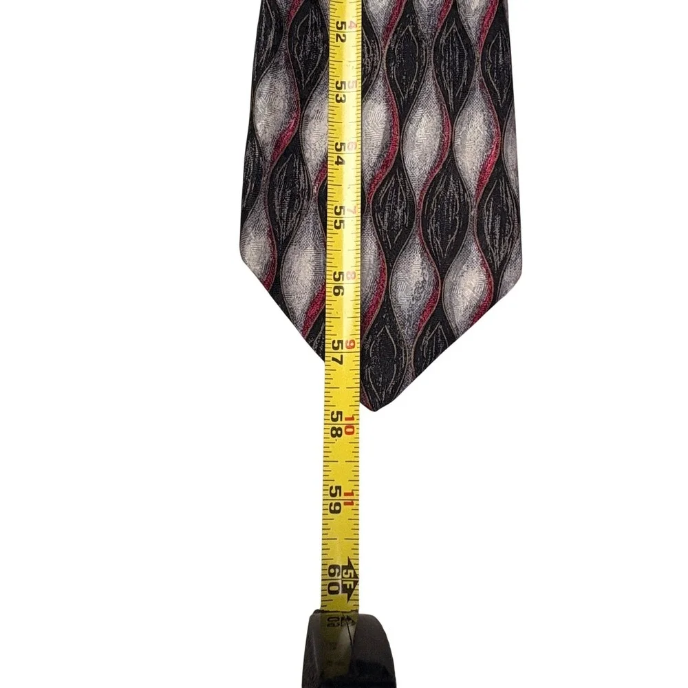 Stefano Enrico 100 Silk Handmade Italian Neck Tie‎ Abstract Pattern